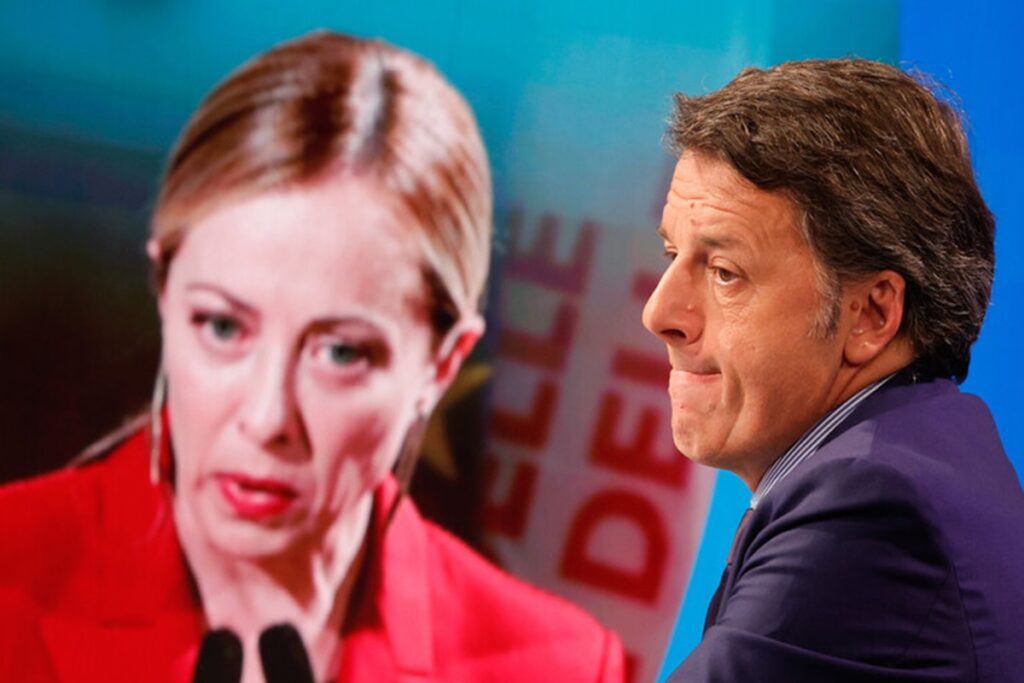 Matteo Renzi e Giorgia Meloni