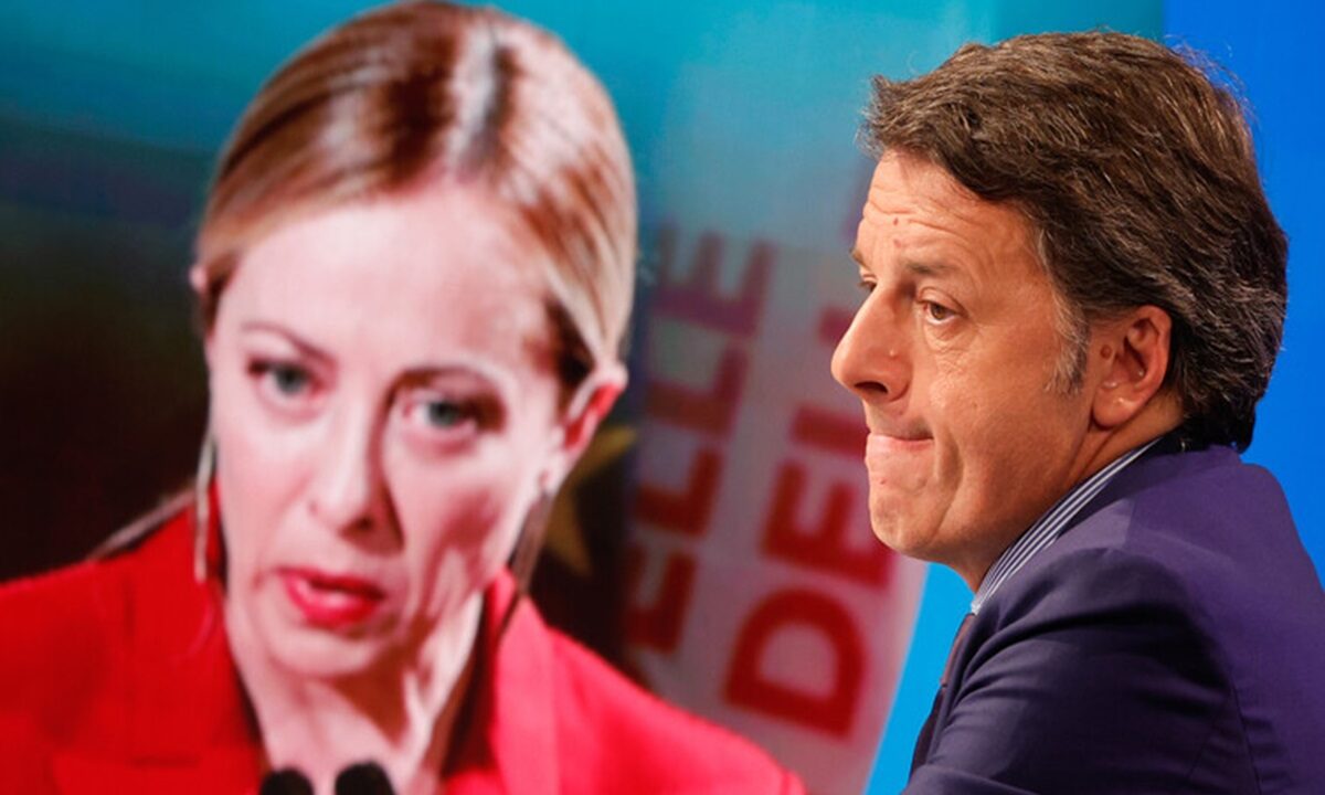 Matteo Renzi e Giorgia Meloni