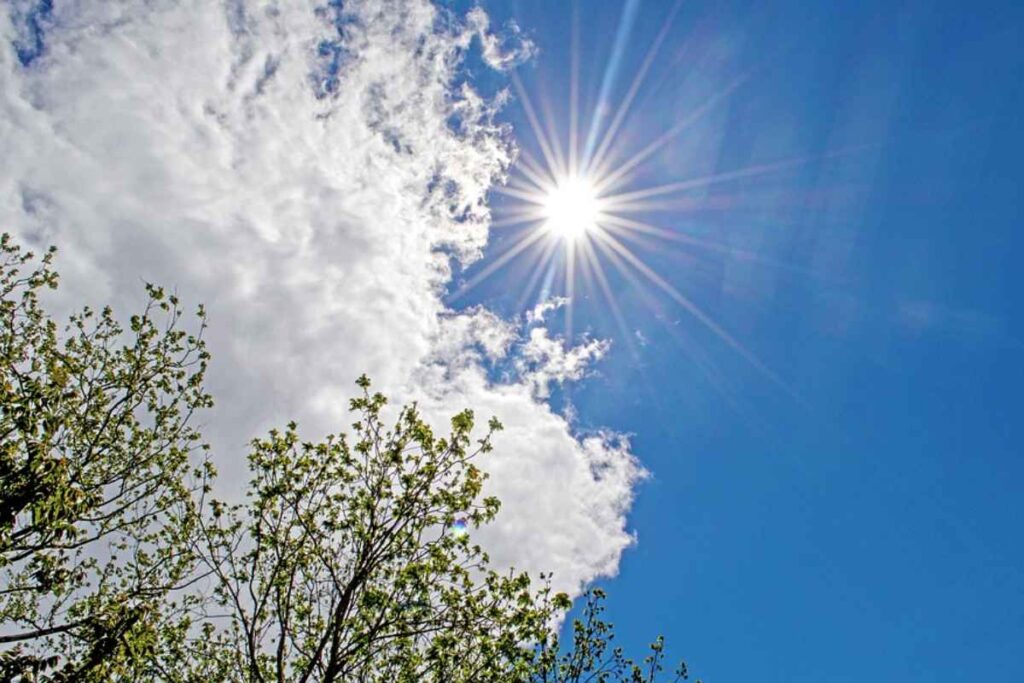 sole e nuvole