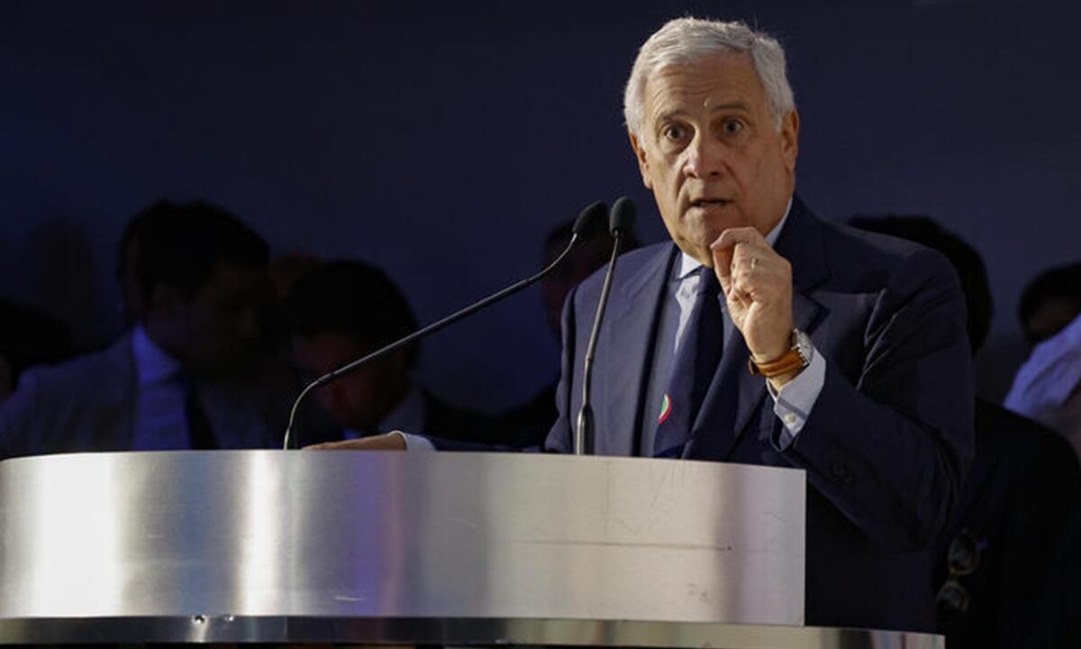 Il ministro degli Esteri, Antonio Tajani