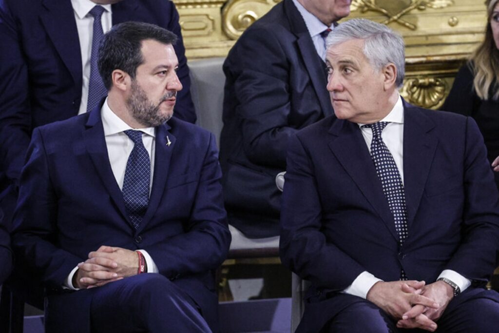 Antonio Tajani e Matteo Salvini