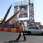 Una strada di Teheran in Iran