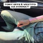 Tony Effe con i jeans da donna taglia 26