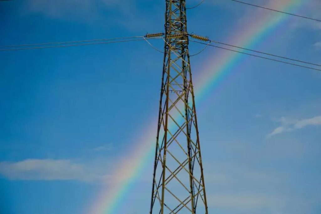 Un traliccio elettrico