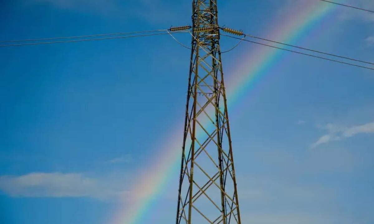 Un traliccio elettrico