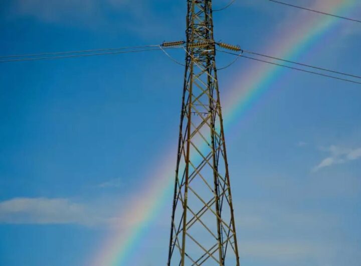 Un traliccio elettrico
