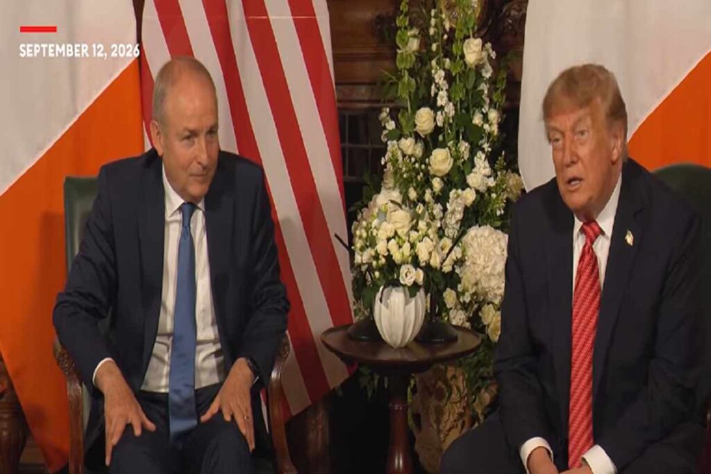 Trump a Dublino con il premier irlandese