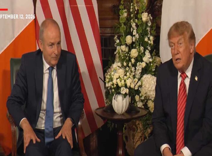 Trump a Dublino con il premier irlandese