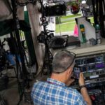 Un cameraman della Cnn alla Casa Bianca