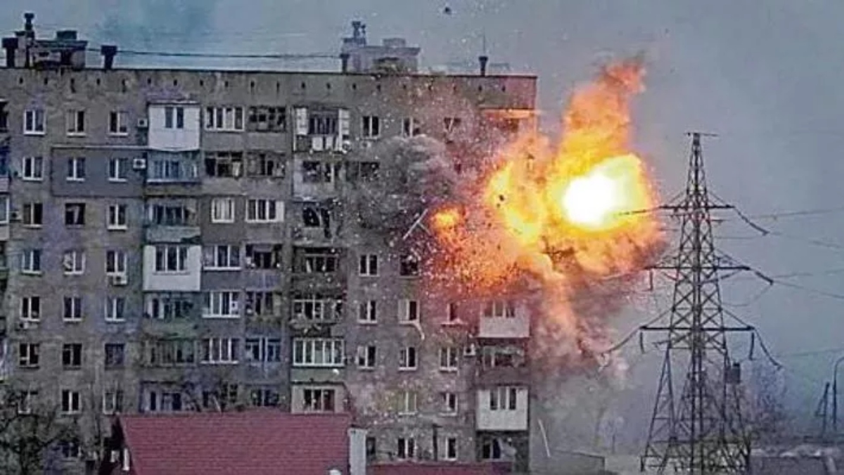 ucraina bombardata
