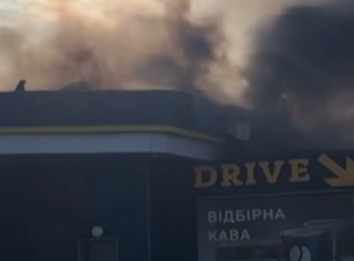 Attacco russo su distributore di benzina a Kiev