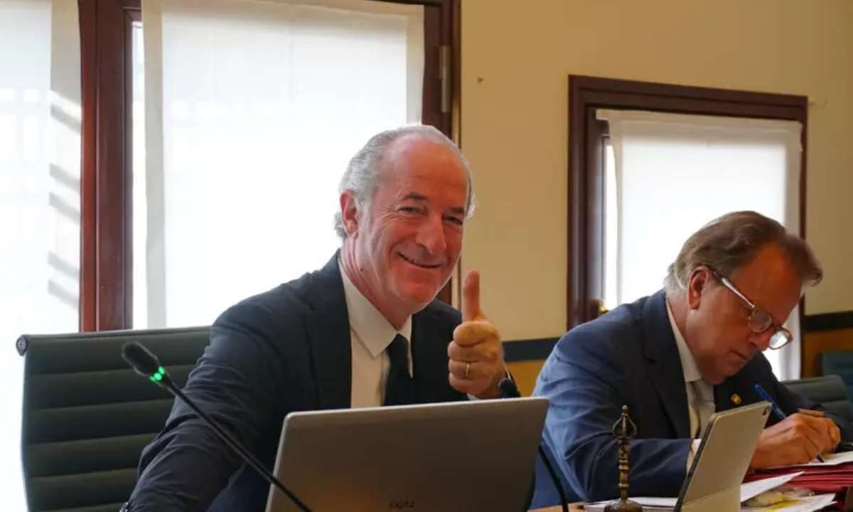 L'ex governatore del Veneto Luca Zaia