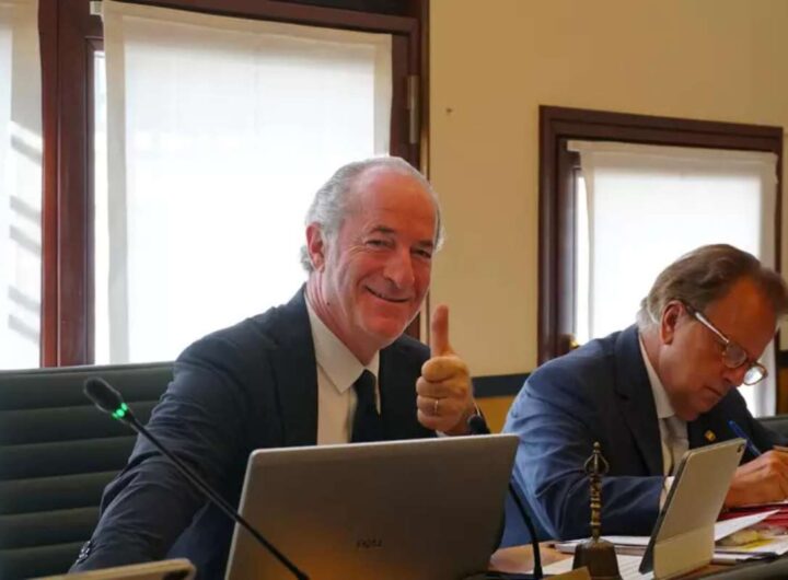 L'ex governatore del Veneto Luca Zaia