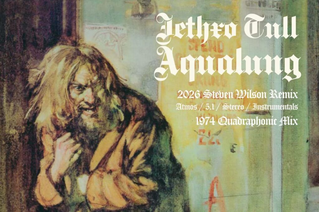 Particolare della copertina di Aqualung dei Jethro Tull, nell'edizione remixata da Steven Wilson