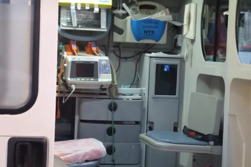 un'ambulanza