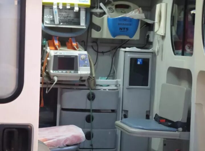 un'ambulanza