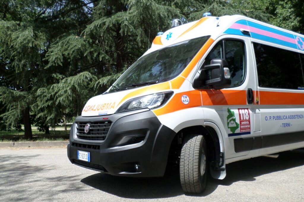un'ambulanza