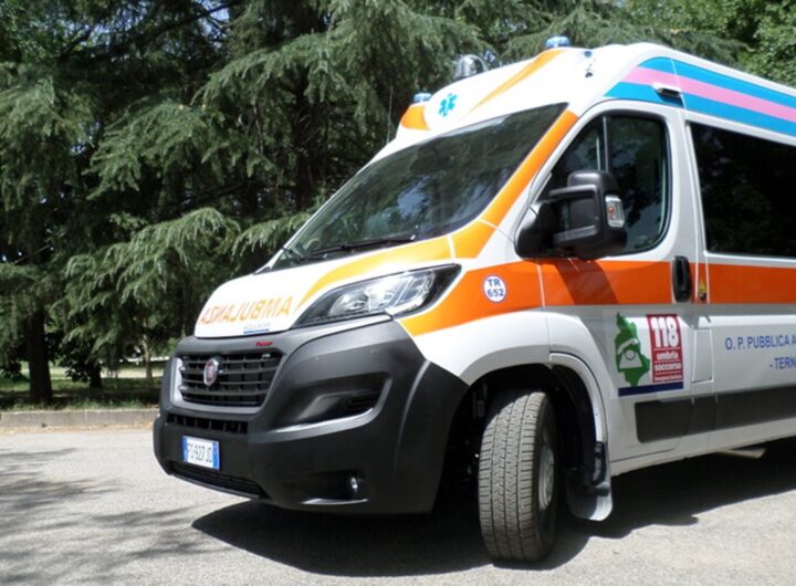 un'ambulanza