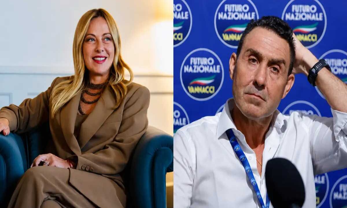 Giorgia Meloni e Roberto Vannacci