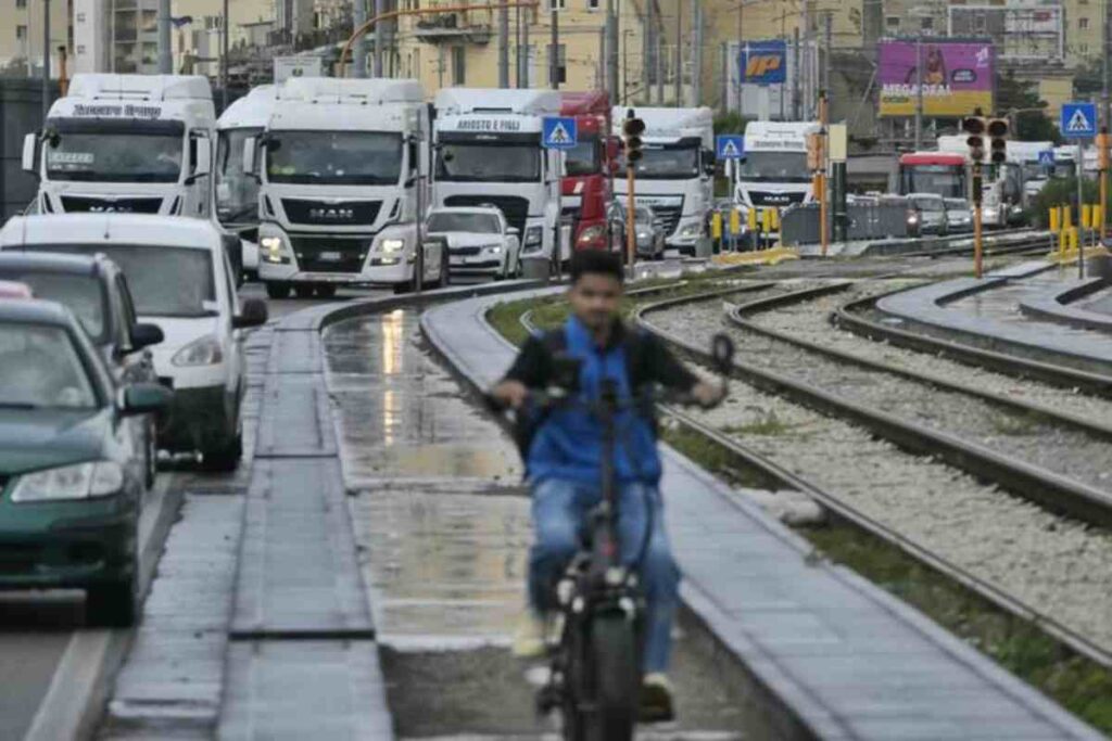Blocco dei tir in Campania