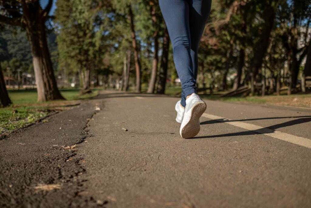 camminata al parco
