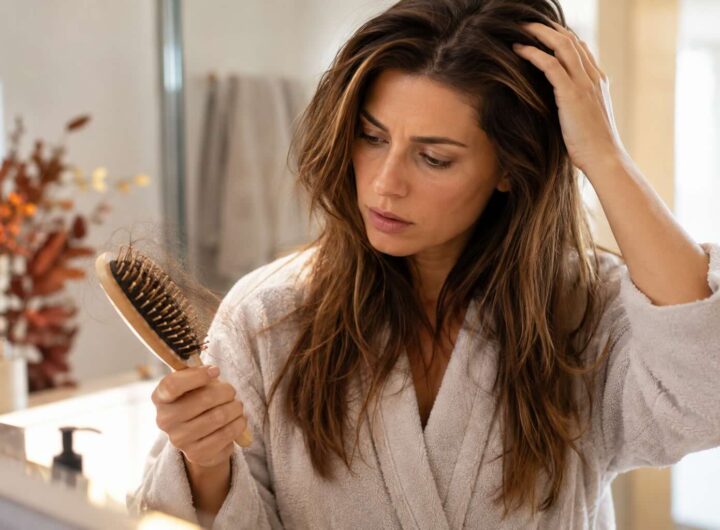 capelli che cadono in autunno