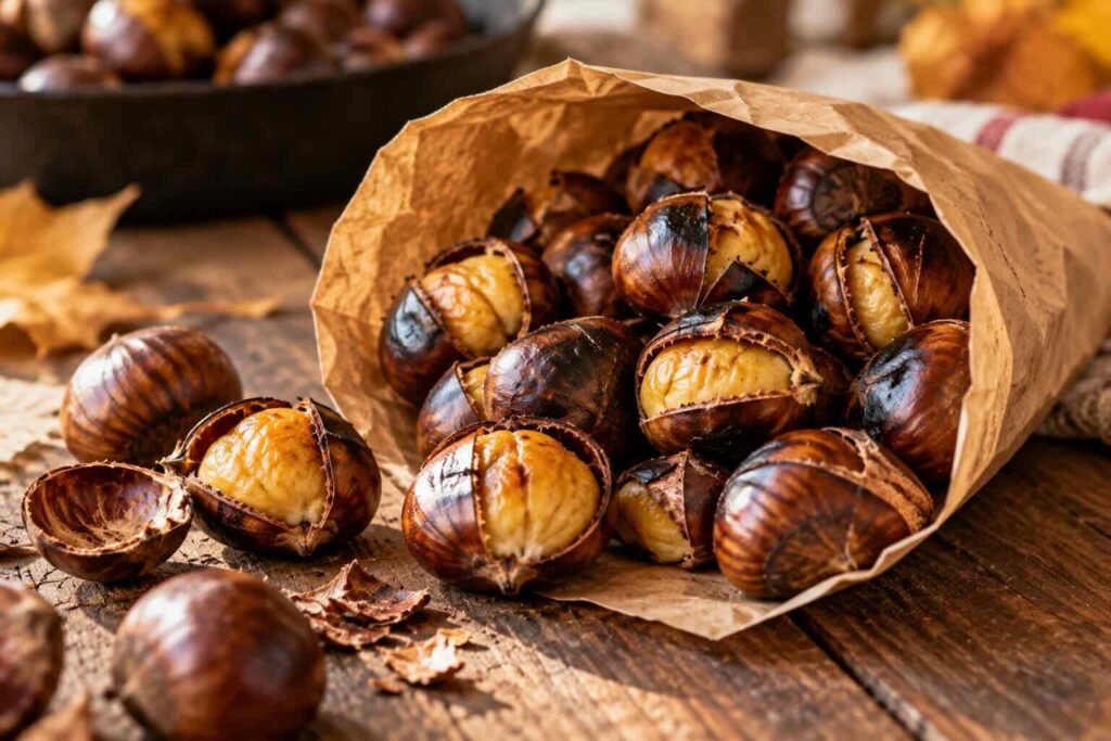 cartoccio di castagne