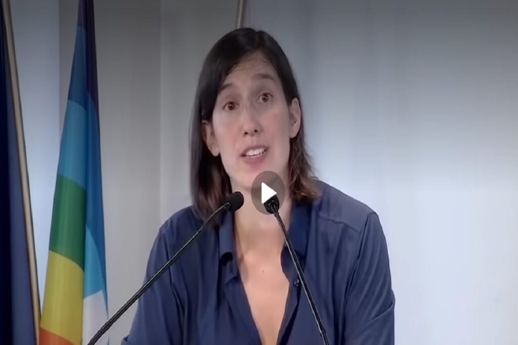 Elly Schlein parla del suo Pd