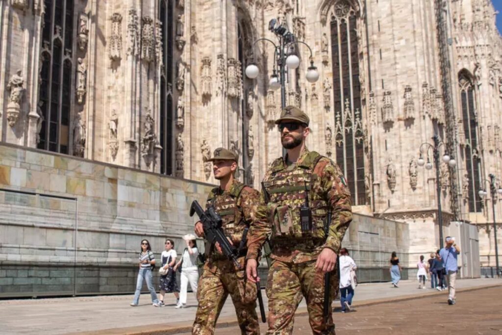 esercito sulle strade