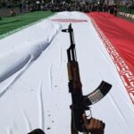Una manifestazione in Iran