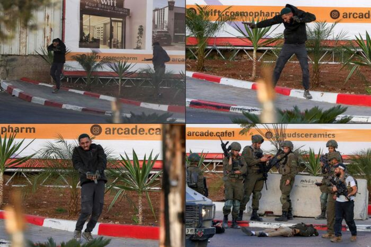 scontro a fuoco check-point a hebron