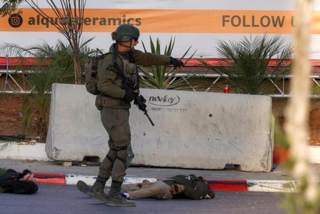 scontro a fuoco check-point a hebron