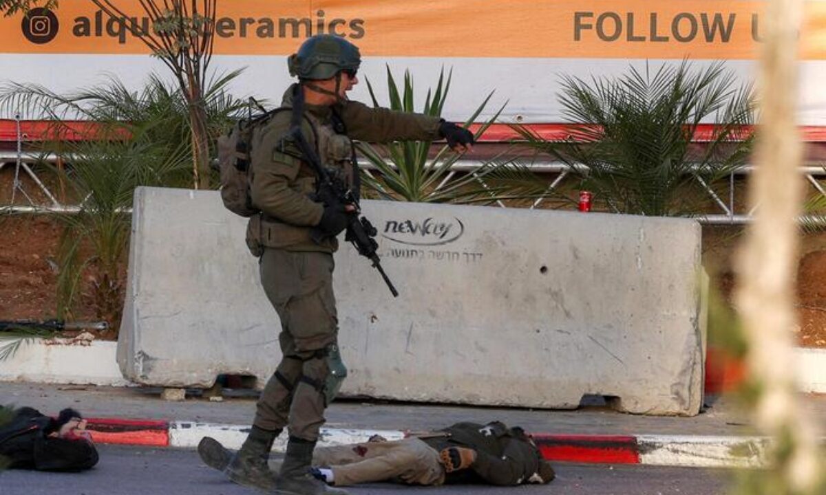 scontro a fuoco check-point a hebron