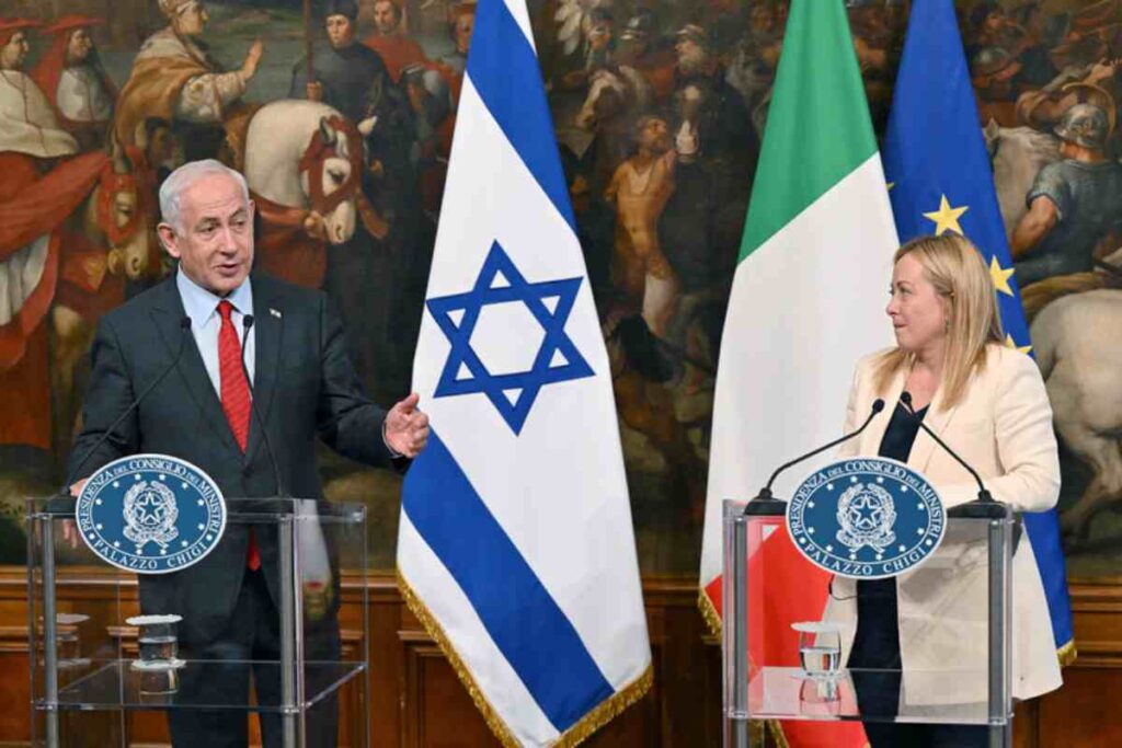 Netanyahu e Meloni