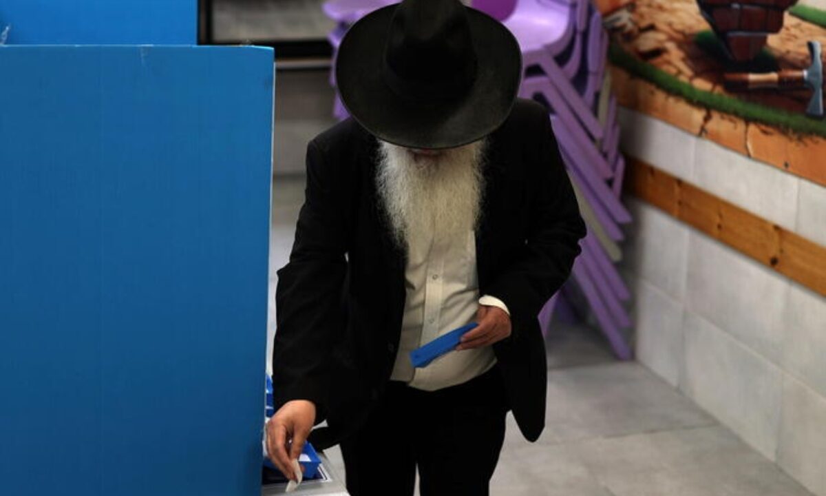 israele seggio elettorale