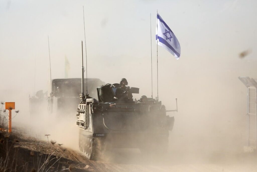 Una bandiera israeliana