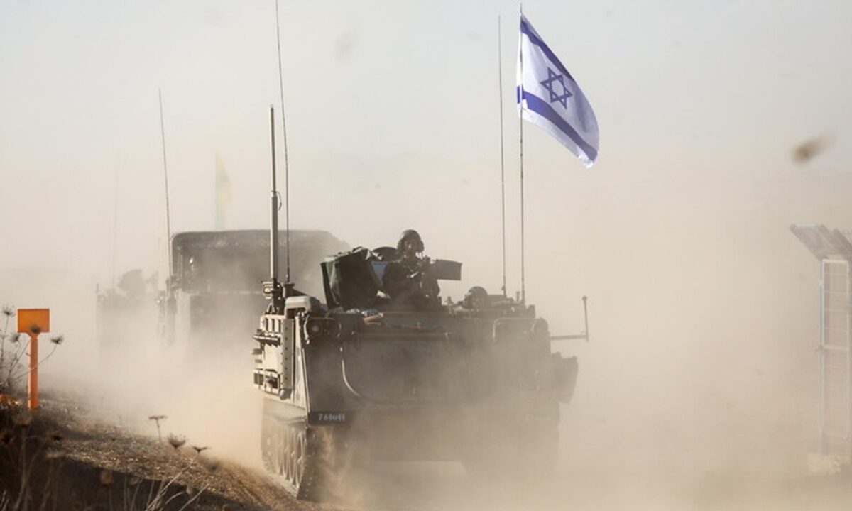 Una bandiera israeliana