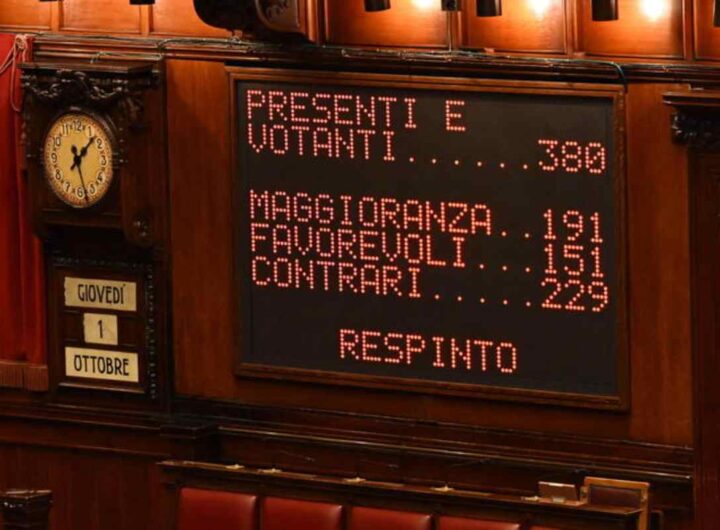 Votazione in Aula per la legge elettorale