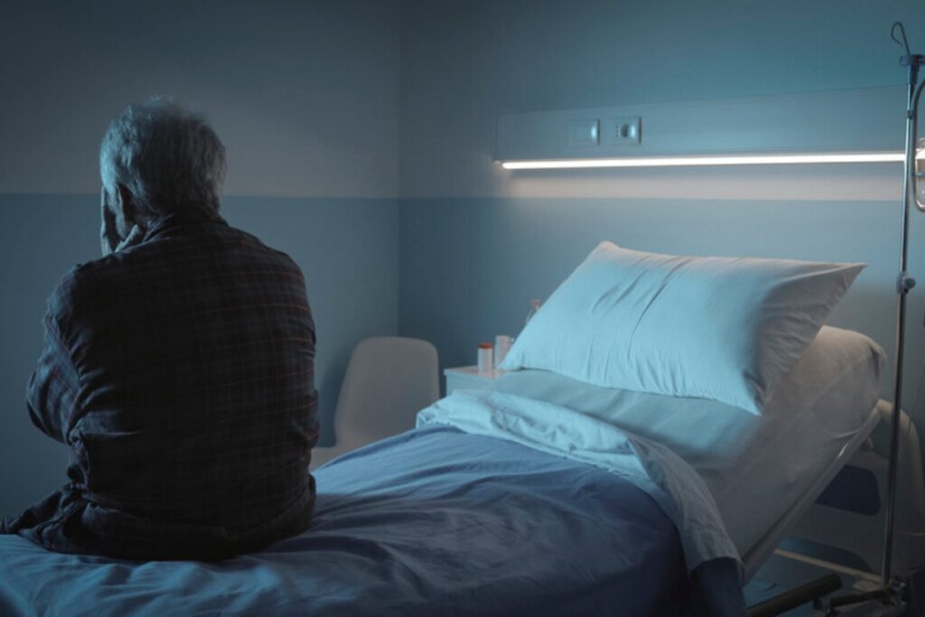 letto d'ospedale