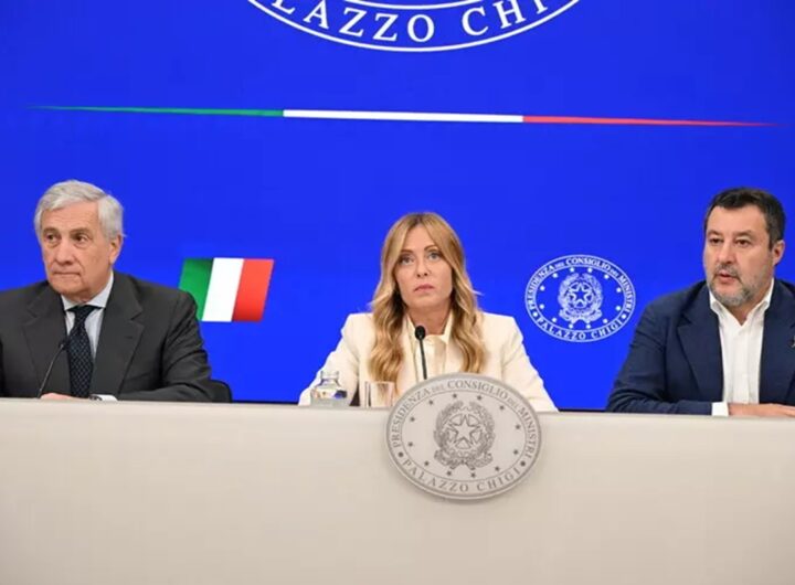 Meloni, Salvini e Tajani