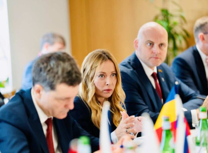 La presidente del Consiglio Giorgia Meloni al Consiglio europeo