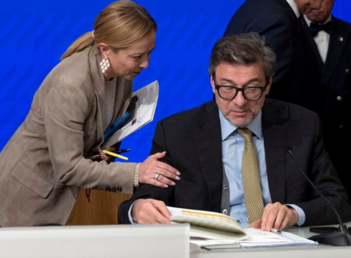 meloni giorgetti manovra