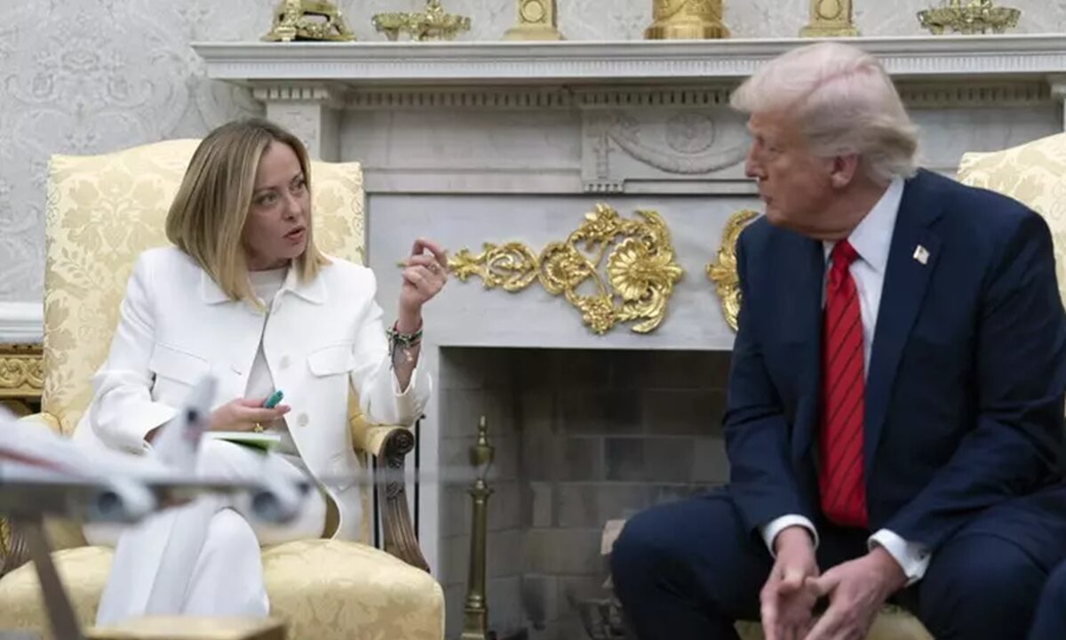 Meloni e Trump