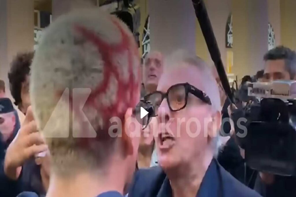 Tensioni alla manifestazione del centrodestra dopo i saccheggi di Milano