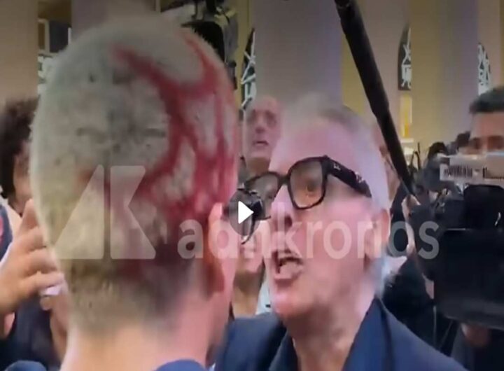 Tensioni alla manifestazione del centrodestra dopo i saccheggi di Milano