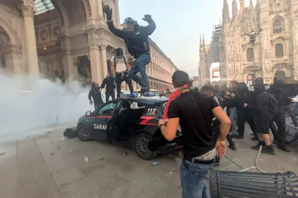 Scontri a Milano