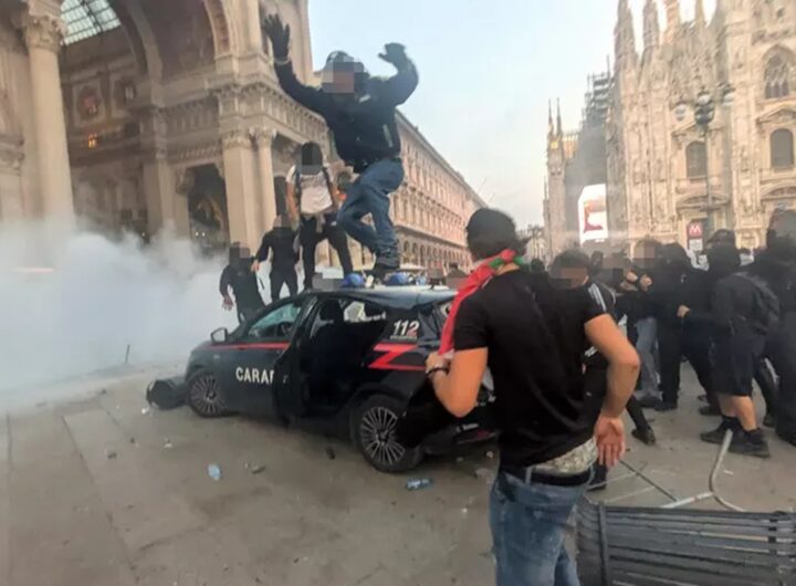 Scontri a Milano