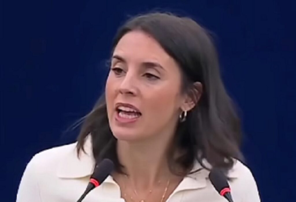 L'eurodeputata Irene Montero