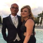 Salvatore Calignano con la moglie