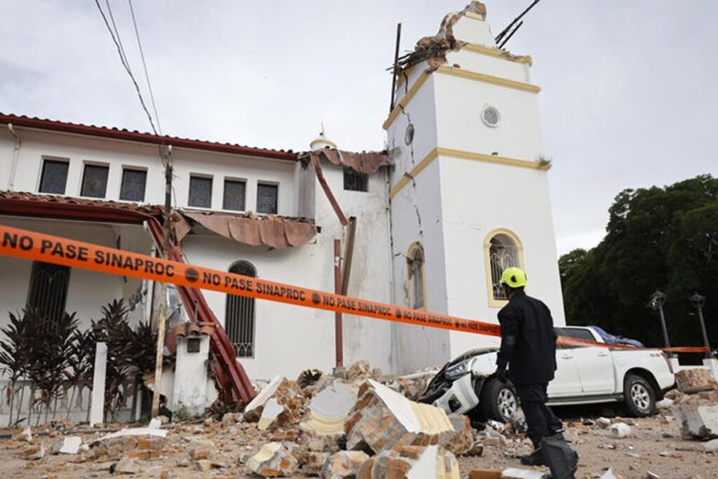 Le prime immagini dopo il terremoto che ha colpito Panama